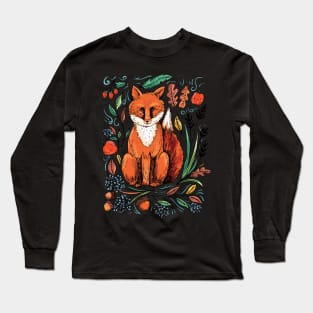 Fall Fox Long Sleeve T-Shirt